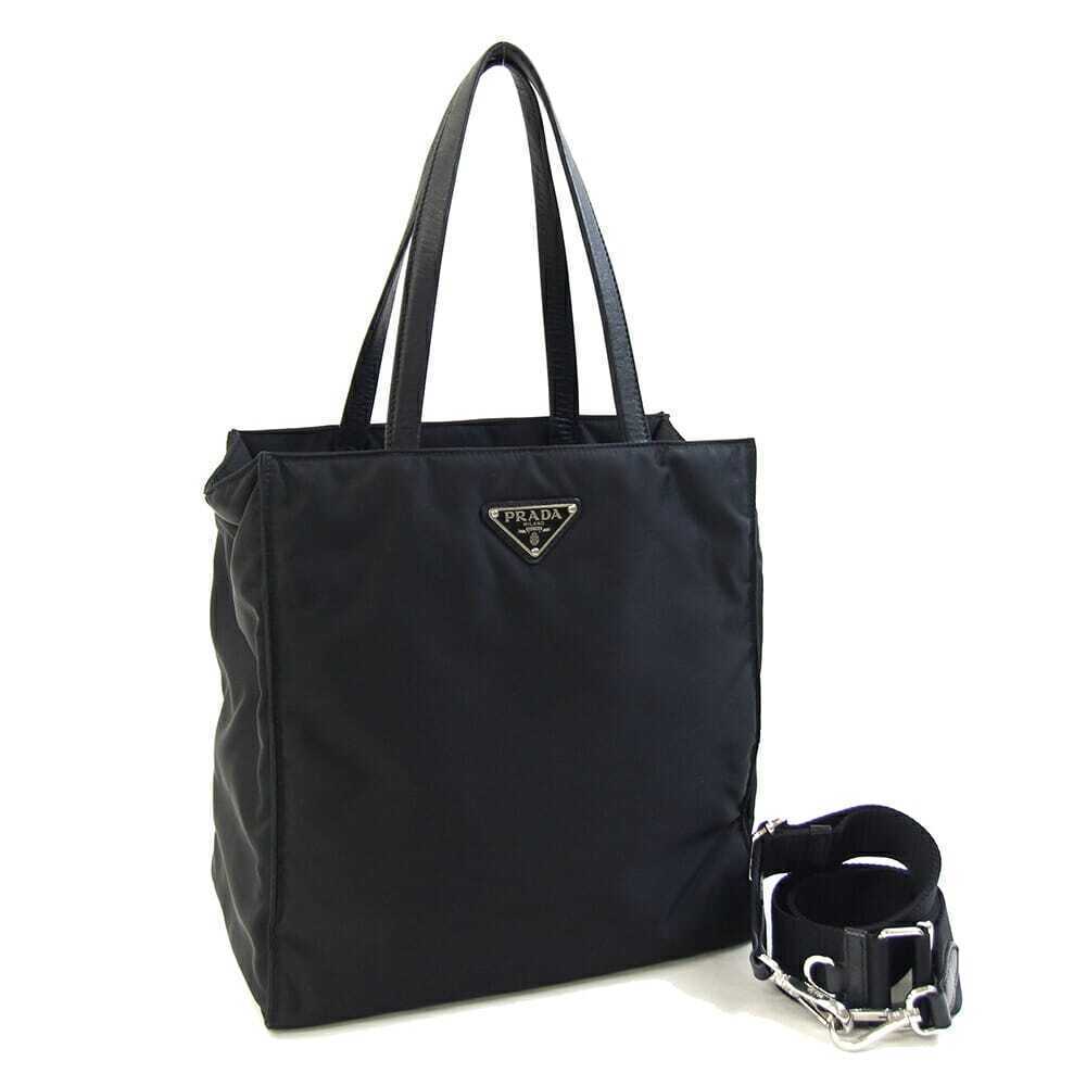 Prada handbag Black Leather Re Shoulder Crossbody